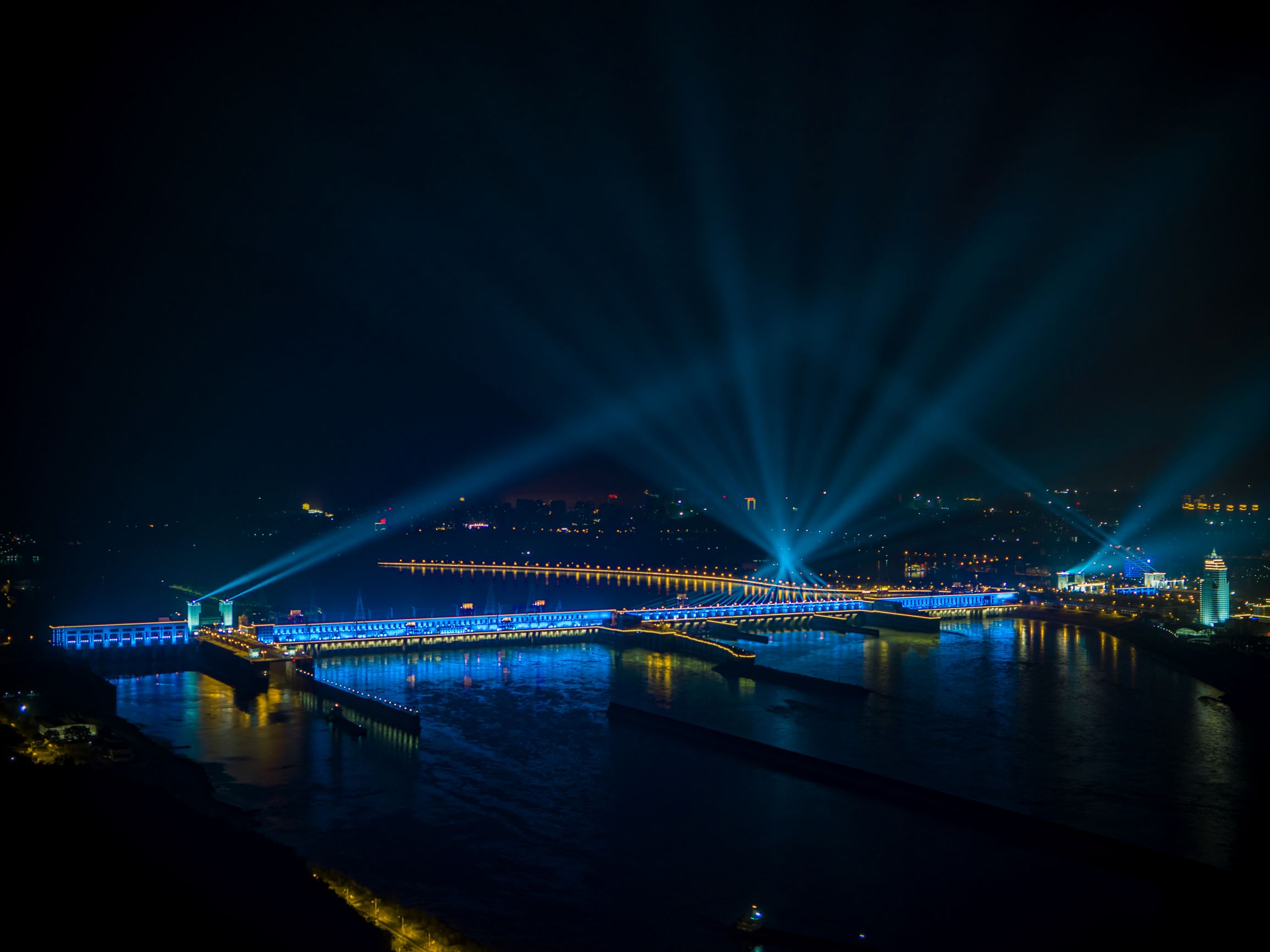 葛洲壩樞紐渲染照明工程--2020神燈獎(jiǎng)申報(bào)工程